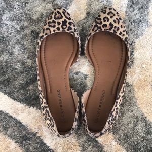 Lucky Brand leopard flats